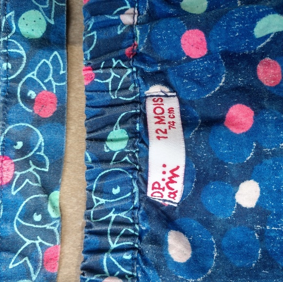 🐟 print toddler dress with matching bloomers - Picture 6 of 6